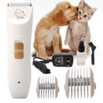 UPmagic Professional Pet Grooming Kit, Rechargeable Clipper for Dogs and Cat, Cordless Electric Hair Trimmer for Quick Safe Cutting, Large/Medium/Small