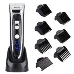 GHB SURKER Hair Clippers For Men Hair Trimmer with LED Display Electric Haircut Kit Ceramic Blade Rechargeable Battery 7 Combs For Men