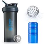 Blender Bottle Pro45 & ProStak Expansin 3Pak (Gray Blue : Full Blue)