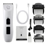 UPmagic Pet Grooming Clippers for Dogs / Cats,Ultra Quiet Pet Clipper Kit,Professional Rechargeable Electric Dog Hair Trimmer – Newest Version USB Cordless.