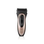 FOONEE POVOS PW806 Men Double Blade Shaver Rechargeable Rotary Electric Shaver,Black and Golden