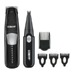 Conair for Men 2-in-1 Beard & Mustache Trimmer; Cordless – Battery Operated