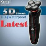 KEMEI KM 6181 Waterproof Electric Travel 5D Rechargeable Razor Shaver by Abcstore99