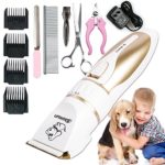 Cola Dog Professional Rechargeable Cat Dog Animal Hair Trimmer Electric Pet Hair Fur Remover Cutter Shaver Grooming Clipper Haircut Machine