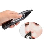 Ckeyin ® 2-in-1 Rechargeable Electric Ear Temple Beard Cleaner Hair Nose Trimmer Remover