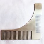 Hot Stainless Steel Metal Beard Comb Shaping Trim Template Hair Cut Molding Tool Free shipping