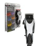 Wahl Professional Super Taper II Hair Clipper #8470-500 – Ultra-Powerful Full Size Clipper – V5000 Electromagnetic Motor – Includes 8 Attachment Combs