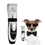 Pet Grooming Clippers?Legendog Cordless Rechargeable Electric Low Noise Clippers Kit for Dogs (2 Batteries, Steel Comb and Scissors)