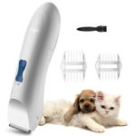 Pet Hair Clippers Professional Dog Grooming Tools Quite Pets Trimmer Kit White Color