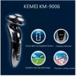 Kemei Electric Washable Shaver Epilator Beard Trimmer Rechargeable Rotary Hair Razor by Abcstore99