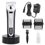 Pecute Dog Grooming Clipper Pet Hair Tools Kit Professional Rechargeable Cordless Electric Hair Trimmer for Dogs, Cats and Other Animals