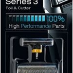 31S BRAUN 5000/6000 Series Contour Flex XP Integral Shaver Foil & Cutter Head Replacement Combi Pack Silver Color