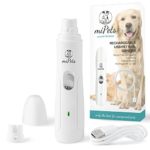 miPets Rechargeable Pet Nail Grinder – Luxury USB Nail Trimmer, File, Clipper & Cutter – for your Dog, Cat, and other Household Pets of All Sizes