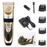 Household Dog Cat Clippers for Grooming, Low Noise Safty Familiy Pets Grooming Trimming Set Hair Trimmer, Rechargeable Cordless Pet Shaver at Home
