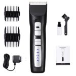 Cat and Dog Electric Clippers XCT 2-Speed Professional Rechargeable Cordless Pet Grooming Hair Clippers Kit and Fur Trimmer with Low Noise and Safety Blade Design for Thick Coats, Long Hair Trimmer