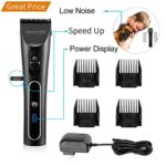Electric Dog clipper Dog Grooming Clippers Cordless Quiet Pet Hair Clippers Professional Rechargeable Battery Low Noise Easy Safe Animal Clippers LED Screen