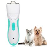 JIMITE Pet Grooming Clipper Washable Pet Clippers USB Rechargeable Low Noise Electric Pet Trimmer with Detachable Micro-serrated Ceramic Blade For Dogs and Cats, Eyes, Face, Ears, Paw, Around Rump