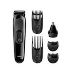 Braun MGK3020 Men’s Beard Trimmer for Hair / Head Trimming, Grooming Kit with 4 Combs, 13 Length Settings for Ultimate Precision
