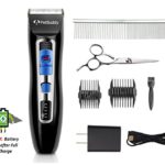 Pet Hair Clipper By PETBUDDY: Professional Pet Grooming Kit 2018 For Dogs And Cats – Silent Rechargeable Cordless Electric Clipper Blades Comb & Scissor –Heavy Duty Trimmer Tools For Pet Animals
