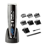 HATTEKER Hair Clippers for Men Electric Clippers Trimmer Grooming Set Cordless Rechargeable Clippers Waterproof LED Display USB Charger Haircut Hair Cutting Ceramic Blade Christmas Fathers gifts