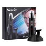 Rechargeable Nose Hair Trimmer-KEDSUM Professional Nose and Ear Hair Trimmer Plus Sideburn Trimmer,Wireless Electric Nose Hair Trimmer Kit for Men and Women,Prefect Gift for Father`s Day
