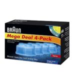 Braun Clean and Renew, Cartridge Cleaning Solution, 4 Pack