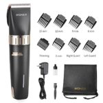 WONER Hair Clippers for Men Cordless/Corded Hair Trimmers with 2000mAh Lithium Ion, Titanium Ceramic Blade, Hair Cutting Kit with 12 Pieces
