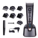 DEERCON Cordless Hair Clipper for Men Speed Adjustable Hair Trimmer with Ceramic Blade Rechargeable USB Hair Cutting Machine with LED Display Used for Family Hairdressing