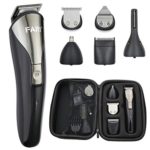 FARIONE Beard Trimmer Kit for Men, Cordless Mustache Trimmer Hair Trimmer Body Grommer Clippers, EVA Hard Travel Case Included