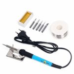 MSOO 60W Electric Soldering Iron Welding Tool Kit Solder Wire Tweezers Set 220V