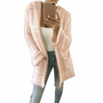 SMALLE ??? Fashion in Women’s Chunky Knit Cardigan Baggy Boyfriend Open Pocket Jumper Top