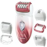 Panasonic ES-ED90-P Wet/Dry Epilator and Shaver, with Six Attachments including Pedicure Buffer for Foot Care