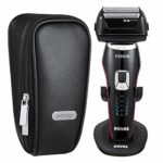 POVOS 4-Blade Men’s Electric Razor, Foil Shaver with Pivoting Head, Wet & Dry Shaving Razors with Pop-Up Beard Trimmer, Charging Dock And LCD Display