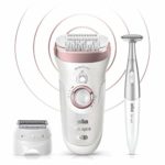 Braun Epilator for Women, Hair Removal for Women, Silk-épil 9-890 SensoSmart Electric Shaver and Bikini Trimmer, Women’s Epilator