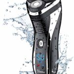 Hatteker Electric Shaver Rotary Razor Men Cordless Beard trimmer Pop-trimmer Wet Dry USB Rechargeable