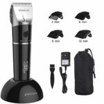 ETEREAUTY Mens Hair Clippers, Professional Cordless Hair & Beard Trimmer Precise Complete Hair Cutting Kit with Guide Combs, 2200mAh Rechargeable Battery, LED Display for Men Kids Barbers Stylists