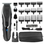 Wahl Clipper Aqua Blade Wet/Dry Beard Trimmer Kit, Lithium Ion All in One Grooming Kit for Beard, Ear, Nose and Body, Waterproof Cordless Rechargeable