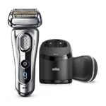 Braun Series 9 Men’s Electric Foil Shaver with Wet & Dry Integrated Precision Trimmer & Rechargeable and Cordless Razor with Clean&Charge Station, 9291cc