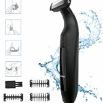 Beard Trimmer for Men, Hybrid Electric Cordless Rechargeable Hair, Mustache Trimmer, Shaver and Edger, IPX5 Waterproof Mens Grooming Kit, QS-029