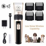 iFedio Dog Clippers Low Noise Cordless Pet Grooming Clippers Trimmer Professional Heavy Duty Rechargeable Cat Grooming Kit Electric Hair Clipper Set for Pets Cats Dogs Puppy