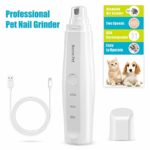 Pet Nail Grinder Electric Paw Trimmer Clipper Portable & Rechargeable Gentle Painless Paws Grooming Trimming Shaping Smoothing for Small Medium Large Dogs Cats