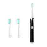 700 days No Charge Sonic Electric Toothbrush Whole Body Wash Adult Timer Brush wave vibration Tooth Brushes with 3pcs Head
