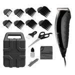 Remington HC5850 Virtually Indestructible Haircut Kit & Beard Trimmer, Hair Clippers for Men (15 pieces), Colors Vary