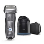 Braun Series 7 Men’s Electric Foil Shaver with Wet & Dry Integrated Precision Trimmer & Rechargeable and Cordless Razor with Clean&Charge Station, 7850cc