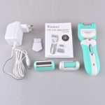 Lady Epilator 3 In 1 Rechargeable Women Electric Hair Removal Depilador Foot File Personal Care Electric Shaver Razor D40
