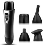 Nose Hair Trimmer 2019 New Version 4 in 1 Rechargeable Eyebrow Sideburns Nose Hair Remover Facial Body Hair Shaver for Men and Women
