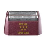 Wahl Professional 5-Star Series #7031-400 Replacement Foil Assembly – Red & Silver – Super Close