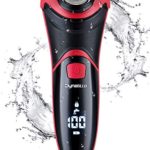 Electric Shaver for Men Waterproof, DynaBliss 3D Razor Quick Rechargeable Man’s Wet/Dry Rotary Shaving with Pop-up Trimmer