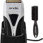 Andis Cordless Profoil Lithium Plus Titanium Foil Shaver with BeauWis Blade Brush