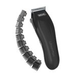 Wahl Clipper Lithium-Ion Cordless Haircutting Kit – Rechargeable Grooming and Trimming Kit with 12 Guide Combs – By The Brand Used By Professionals – Model 79608